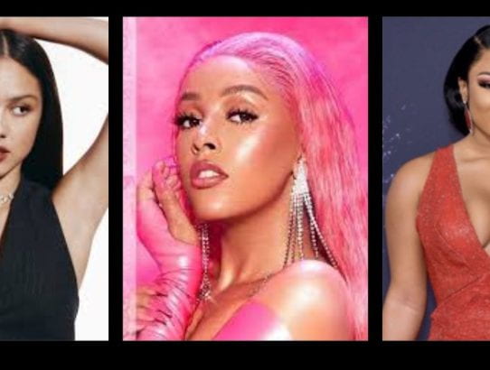 Top 3 female artists who have become very popular on Tik Tok.